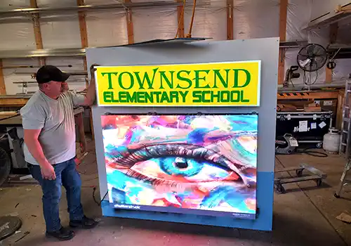 JC Adkins has many years of experience in the sign business, and has been featured in industry publications.