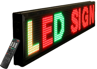 LED Signs Save you time, money and headaches compared to traditional, or fluorescent signs.